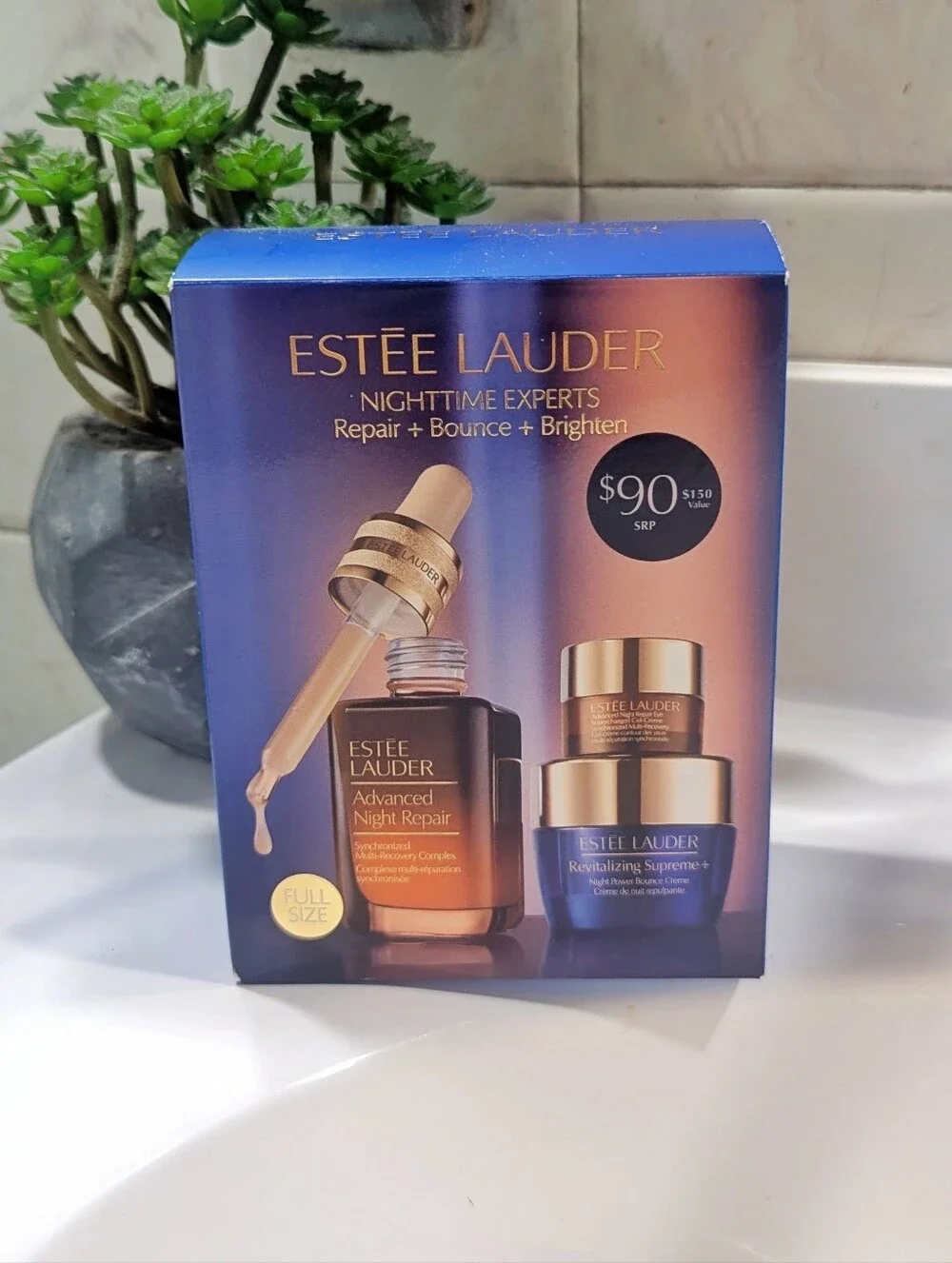 Estee Lauder Nighttime Experts Repair + Bounce + Brighten - Full Size